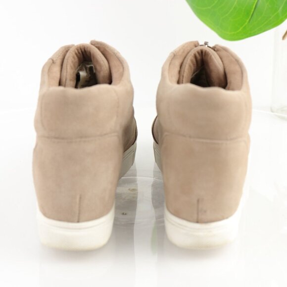 Blondo Womens Glenda Boot Size 8 Tan Suede Hidden Wedge Heel Zip Up Bootie - Picture 6 of 12